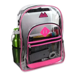 Summit Ridge Delux Clear Backpack With Mesh