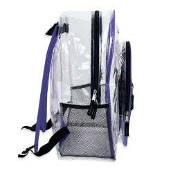 Summit Ridge Delux Clear Backpack With Mesh