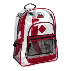 Summit Ridge Delux Clear Backpack With Mesh