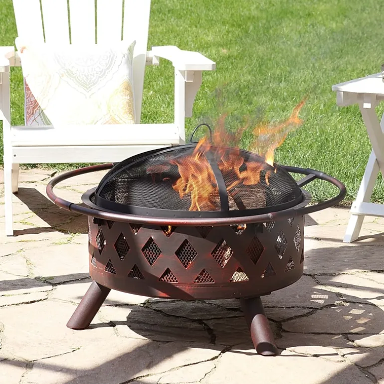 Sunnydaze Collection Portable Weather Resistant Fire Pit