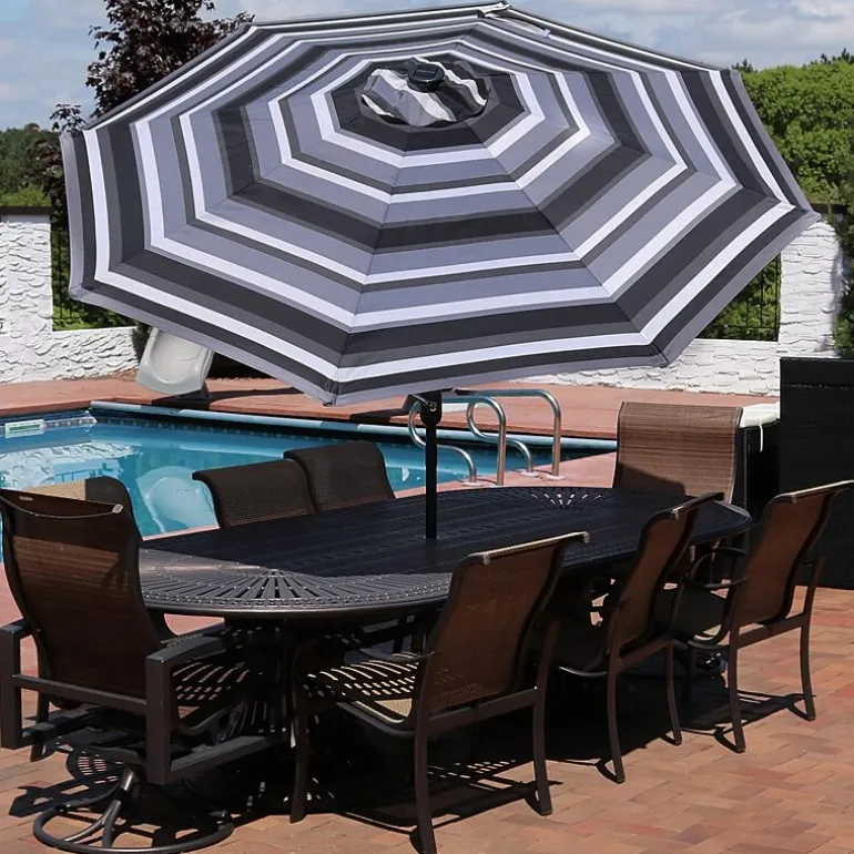 Sunnydaze® 9-Foot Patio Umbrella with Push Button Tilt