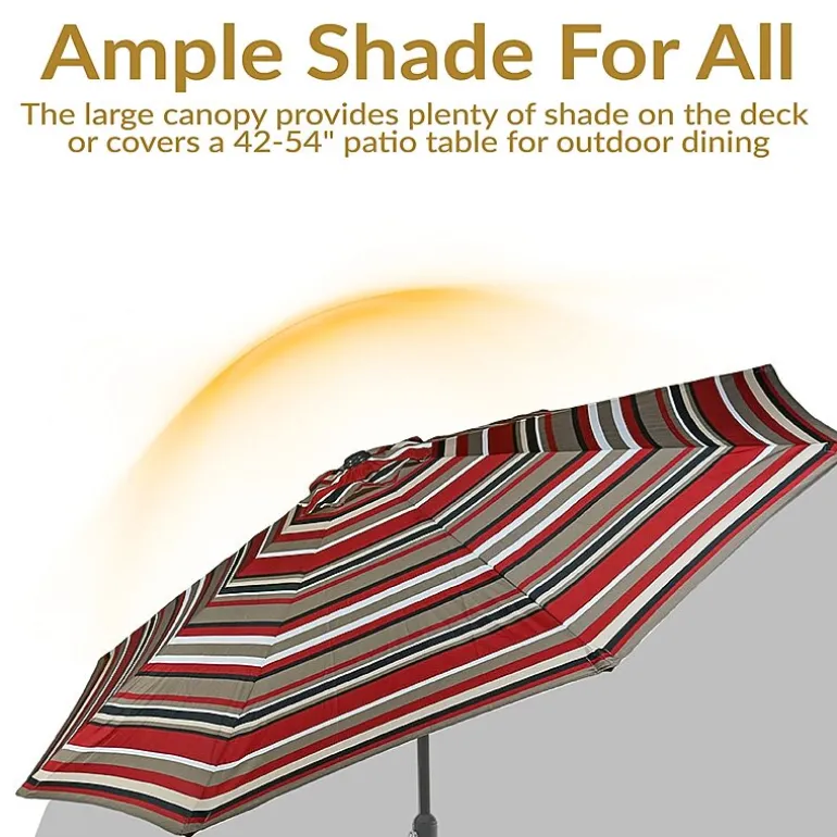 Sunnydaze® 9-Foot Patio Umbrella with Push Button Tilt