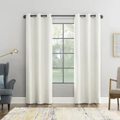 Sun Zero Aldwin Grommet Top Energy Saving 100% Blackout Single Curtain Panel