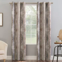 Sun Zero Allegory Abstract Painting Grommet Top Energy Saving Blackout Single Curtain Panel