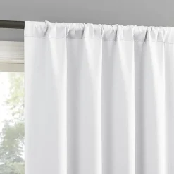 Sun Zero Aria Magnetic Closure Back Tab 100% Blackout Set of 2 Curtain Panel