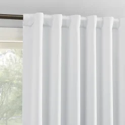 Sun Zero Aria Magnetic Closure Back Tab 100% Blackout Set of 2 Curtain Panel