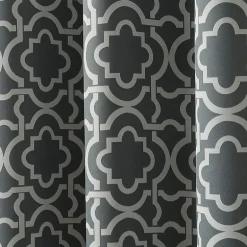 Sun Zero Barnett Trellis Grommet Top Energy Saving Blackout Single Curtain Panel