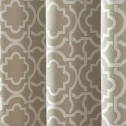 Sun Zero Barnett Trellis Grommet Top Energy Saving Blackout Single Curtain Panel
