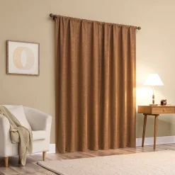 Sun Zero Bronte Floral Rod Pocket Light-Filtering Single Curtain Panel