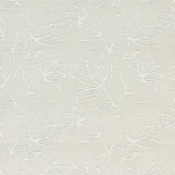 Sun Zero Bronte Floral Rod Pocket Light-Filtering Single Curtain Panel