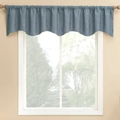 Sun Zero Bronte Floral Rod Pocket Tailored Valance