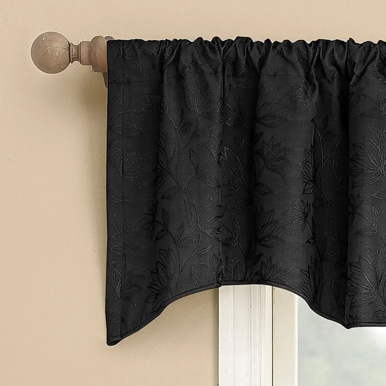 Sun Zero Bronte Floral Rod Pocket Tailored Valance