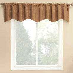 Sun Zero Bronte Floral Rod Pocket Tailored Valance