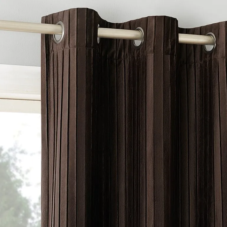 Sun Zero Cascade Grommet Top Blackout Single Curtain Panel