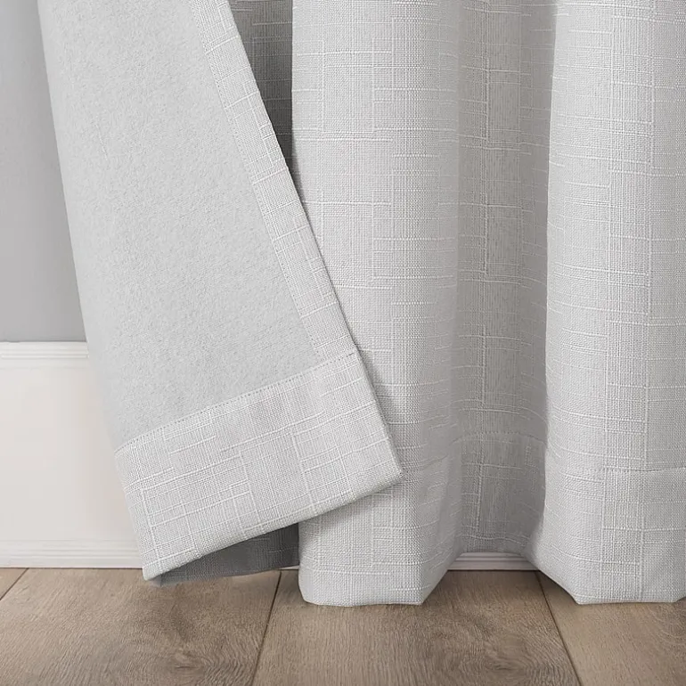 Sun Zero Channing Grommet Top Energy Saving 100% Blackout Single Curtain Panel