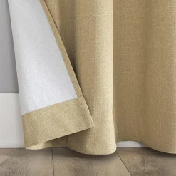 Sun Zero Channing Grommet Top Energy Saving 100% Blackout Single Curtain Panel