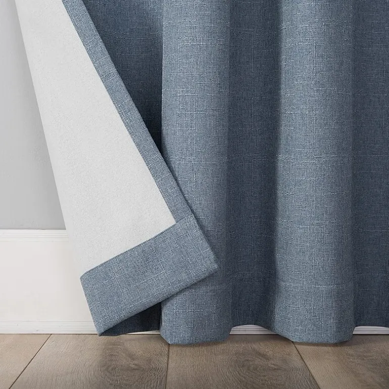 Sun Zero Channing Grommet Top Energy Saving 100% Blackout Single Curtain Panel
