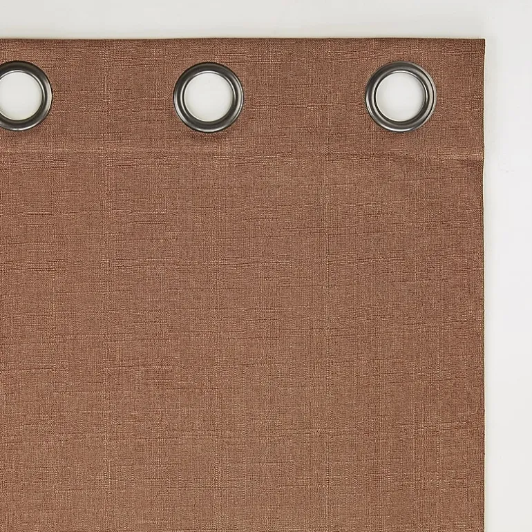 Sun Zero Channing Grommet Top Energy Saving 100% Blackout Single Curtain Panel
