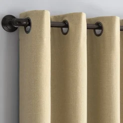 Sun Zero Channing Grommet Top Energy Saving 100% Blackout Single Curtain Panel