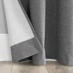 Sun Zero Channing Grommet Top Energy Saving 100% Blackout Single Curtain Panel