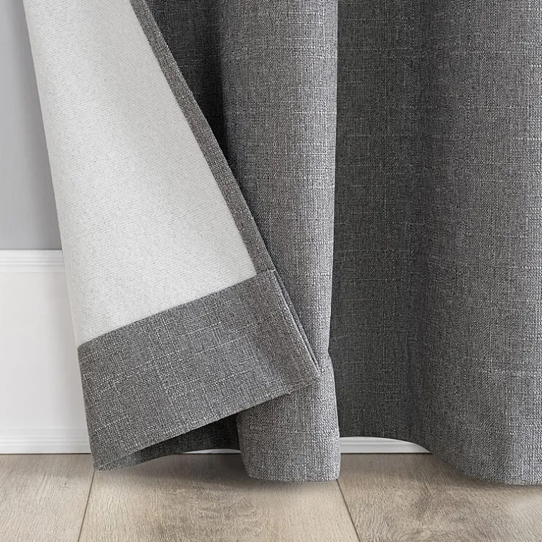 Sun Zero Channing Grommet Top Energy Saving 100% Blackout Single Curtain Panel