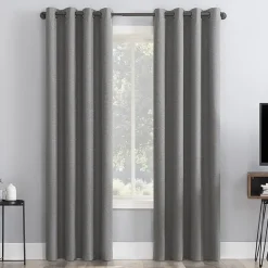 Sun Zero Channing Grommet Top Energy Saving 100% Blackout Single Curtain Panel