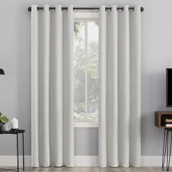 Sun Zero Channing Grommet Top Energy Saving 100% Blackout Single Curtain Panel