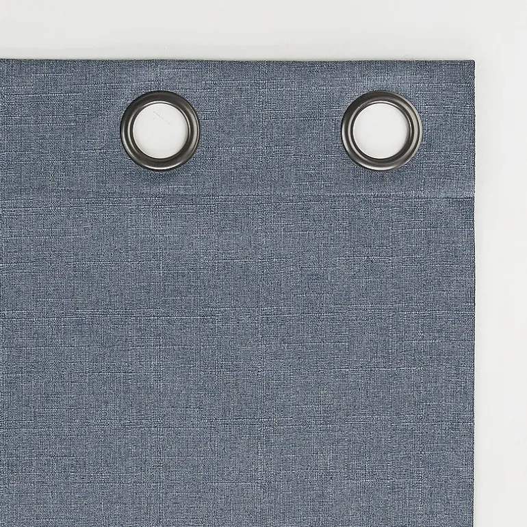 Sun Zero Channing Grommet Top Energy Saving 100% Blackout Single Curtain Panel