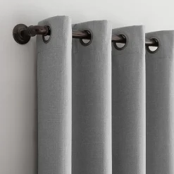 Sun Zero Channing Grommet Top Energy Saving 100% Blackout Single Curtain Panel