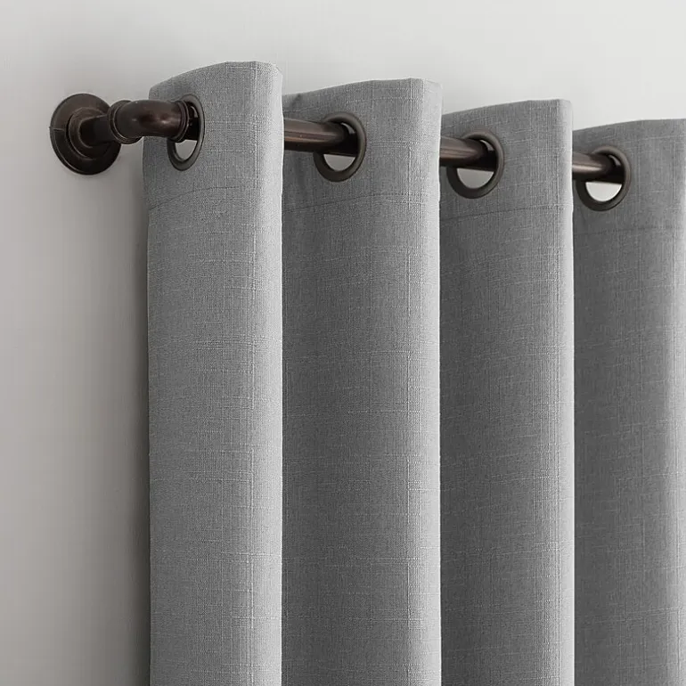 Sun Zero Channing Grommet Top Energy Saving 100% Blackout Single Curtain Panel