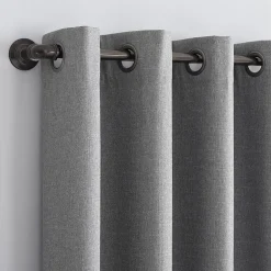 Sun Zero Channing Grommet Top Energy Saving 100% Blackout Single Curtain Panel