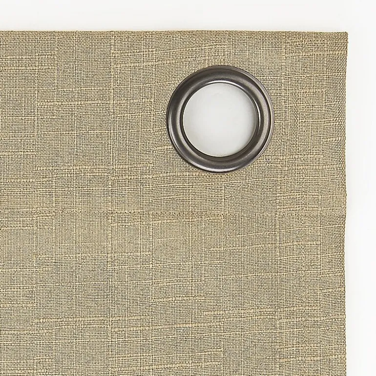Sun Zero Channing Grommet Top Energy Saving 100% Blackout Single Curtain Panel
