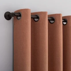 Sun Zero Channing Grommet Top Energy Saving 100% Blackout Single Curtain Panel