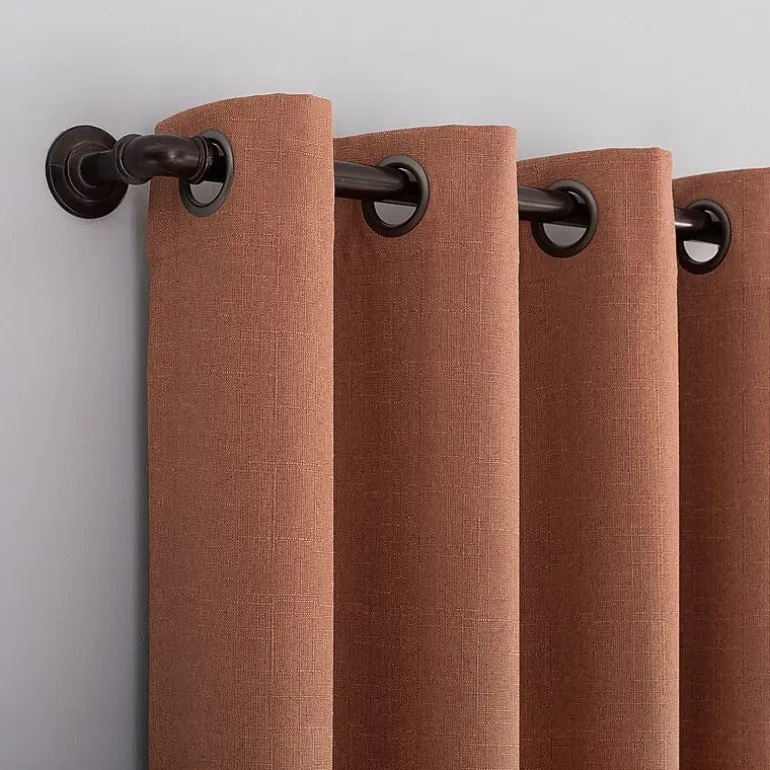 Sun Zero Channing Grommet Top Energy Saving 100% Blackout Single Curtain Panel
