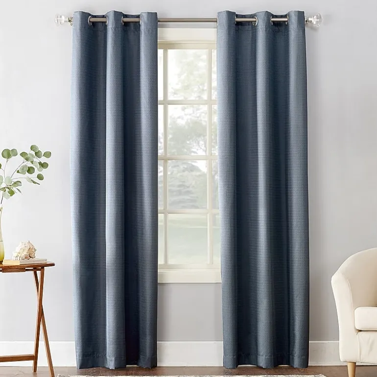 Sun Zero Cooper Grommet Top Energy Saving Light-Filtering Single Curtain Panel