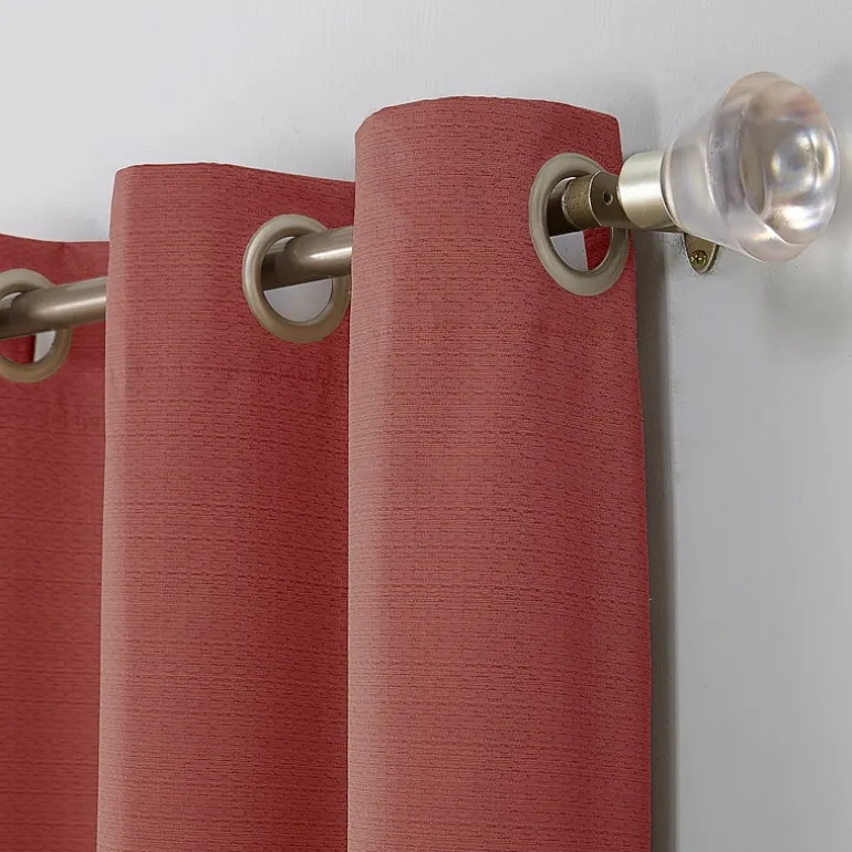 Sun Zero Cooper Grommet Top Energy Saving Light-Filtering Single Curtain Panel