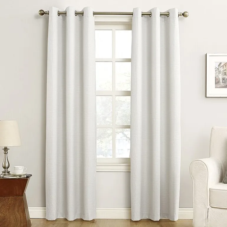 Sun Zero Cooper Grommet Top Energy Saving Light-Filtering Single Curtain Panel