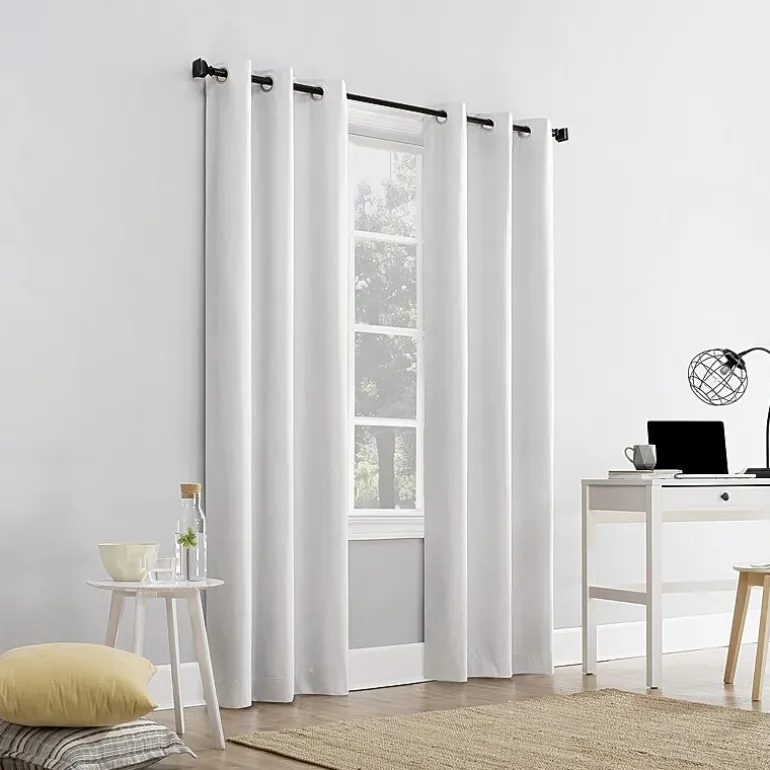 Sun Zero Cyrus Grommet Top Energy Saving 100% Blackout Single Curtain Panel