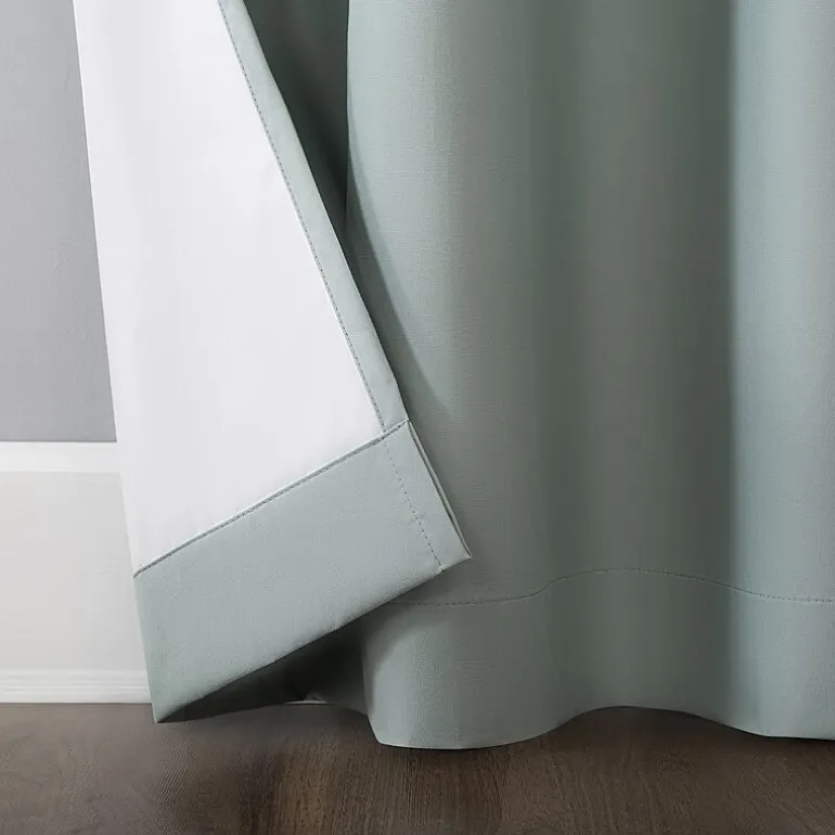Sun Zero Cyrus Grommet Top Energy Saving 100% Blackout Single Curtain Panel