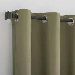 Sun Zero Cyrus Grommet Top Energy Saving 100% Blackout Single Curtain Panel