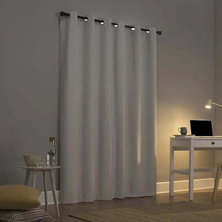 Sun Zero Cyrus Grommet Top Energy Saving 100% Blackout Single Curtain Panel