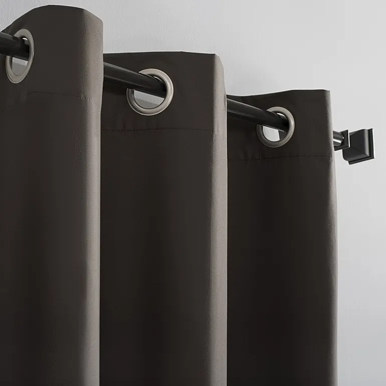 Sun Zero Cyrus Grommet Top Energy Saving 100% Blackout Single Curtain Panel