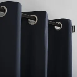 Sun Zero Cyrus Grommet Top Energy Saving 100% Blackout Single Curtain Panel