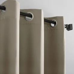 Sun Zero Cyrus Grommet Top Energy Saving 100% Blackout Single Curtain Panel