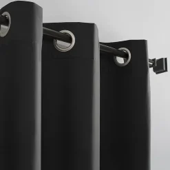 Sun Zero Cyrus Grommet Top Energy Saving 100% Blackout Single Curtain Panel