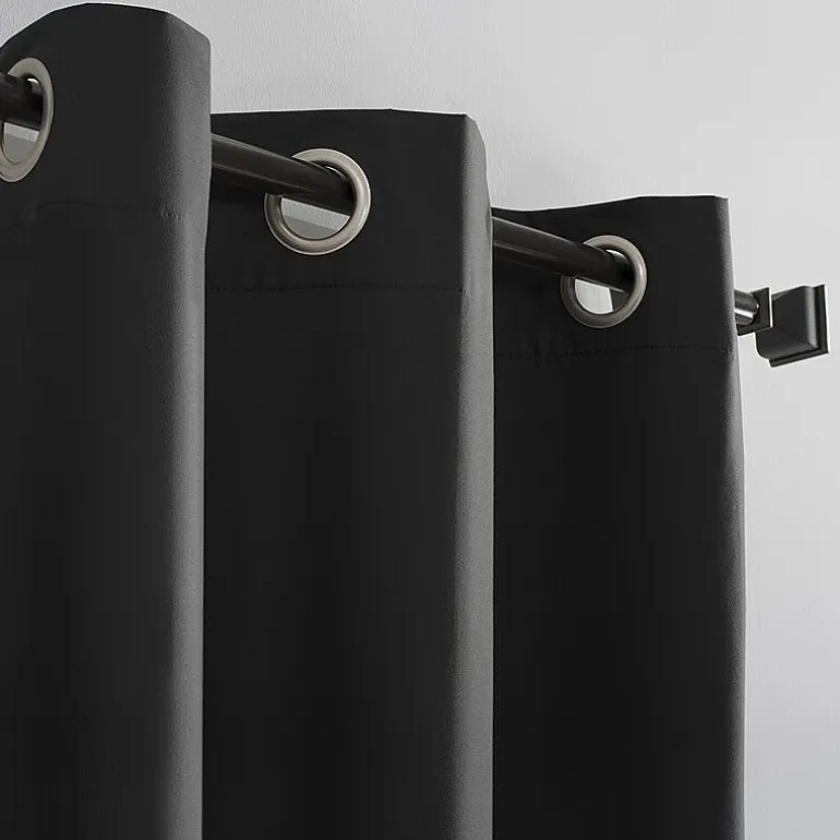 Sun Zero Cyrus Grommet Top Energy Saving 100% Blackout Single Curtain Panel