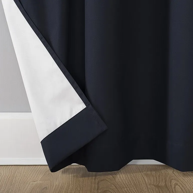 Sun Zero Cyrus Grommet Top Energy Saving 100% Blackout Single Curtain Panel