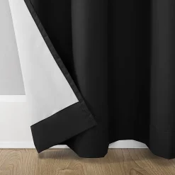 Sun Zero Cyrus Grommet Top Energy Saving 100% Blackout Single Curtain Panel