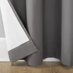 Sun Zero Cyrus Grommet Top Energy Saving 100% Blackout Single Curtain Panel