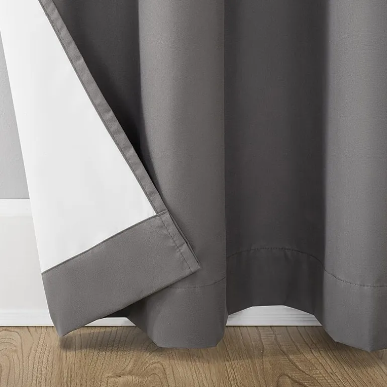 Sun Zero Cyrus Grommet Top Energy Saving 100% Blackout Single Curtain Panel